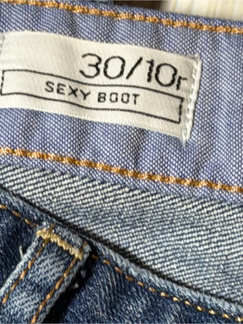 Gap Sexy Boot Jeans Womens 30x10R Medium Wash Bootcut Stretch Denim - Picture 6 of 10